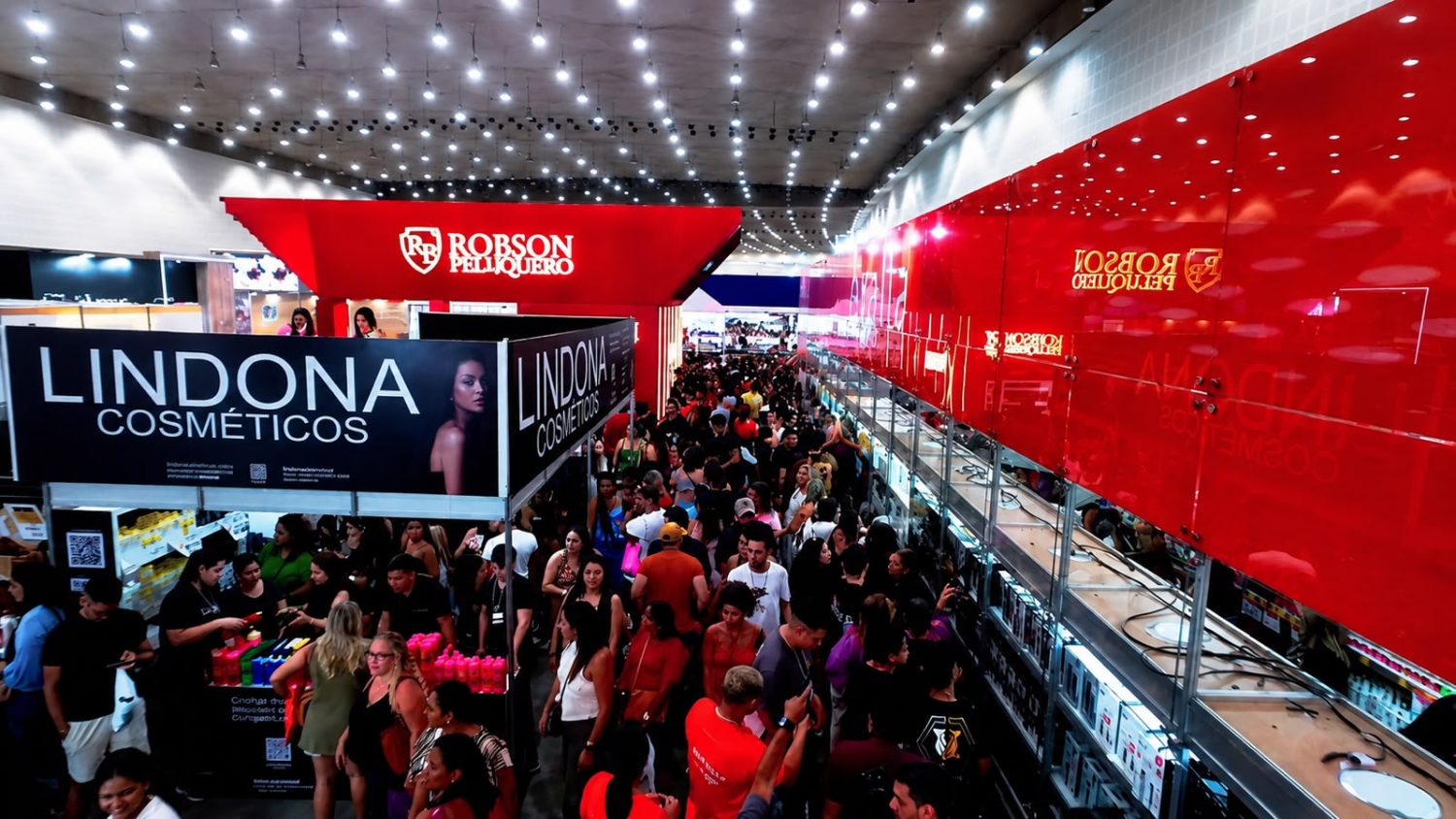 Estandes Robson Peluquero e Lindona Cosméticos